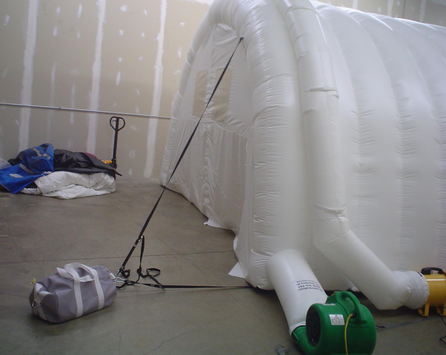 Inflatable garage